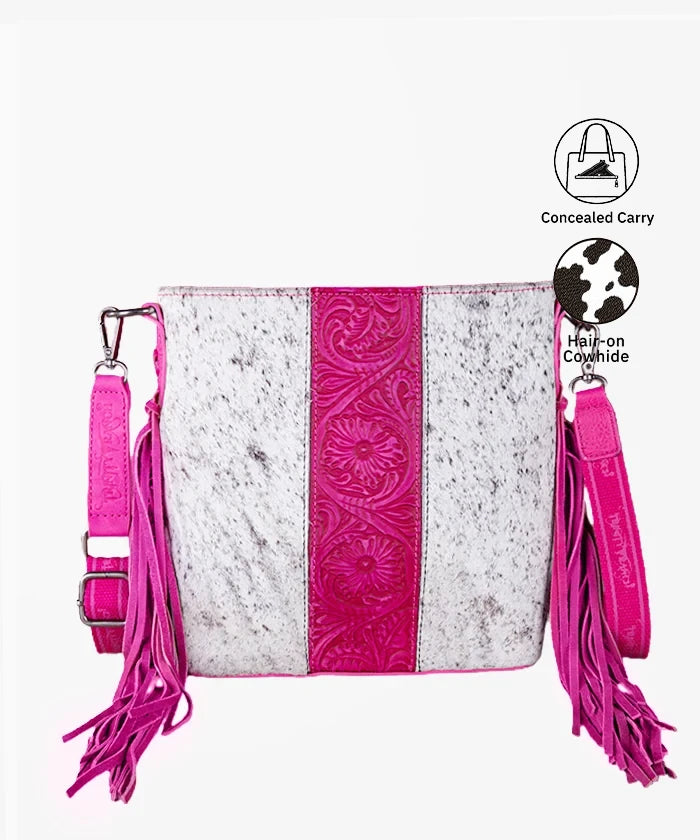 Trinity Ranch Hair-On Cowhide Fringe Concealed Carry Crossbody Bag Trinity Ranch Hair-On Cowhide Fringe Concealed Carry Crossbody Bag