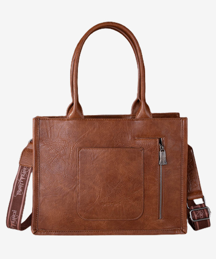 Trinity Ranch Hair-On Cowhide Tote Bag - Montana West World