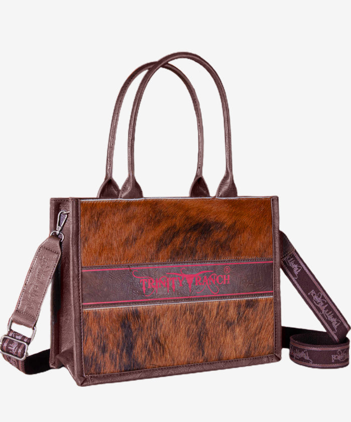 Trinity Ranch Hair-On Cowhide Tote Bag - Montana West World