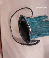 Trinity Ranch Hair-On Cowhide Fringe Crossbody Bag