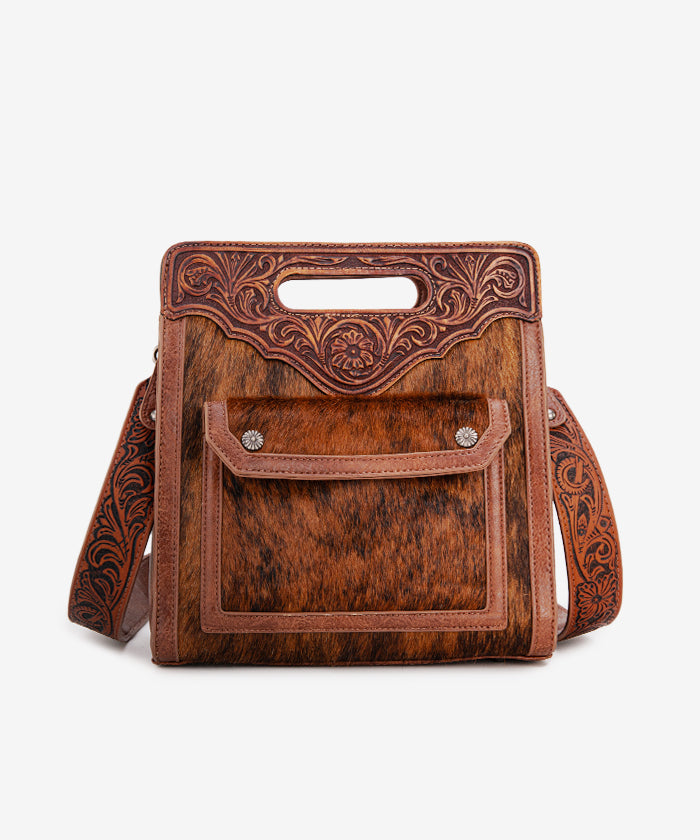 Trinity Ranch Hair-On Cowhide Crossbody Bag - Montana West World