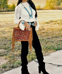 Trinity Ranch Hand Coloring Conceled Carry Crossbody Purse