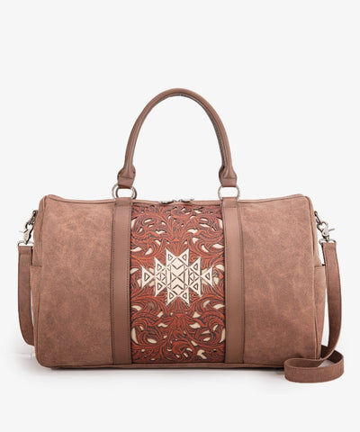 Trinity Ranch Tooled Weekender Bag