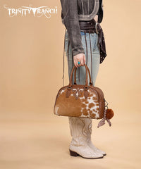Trinity Ranch Hair-on Cowhide Crossbody Purse and Wallet Collection