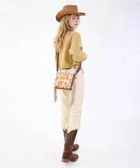 Trinity Ranch Western Fringe Crossbody Bag