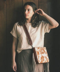 Trinity Ranch Western Fringe Crossbody Bag