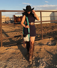 Trinity Ranch Western Fringe Crossbody Bag