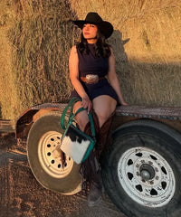Trinity Ranch Western Fringe Crossbody Bag