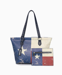 Montana West Texas Flag Design Tote Bag - Montana West World