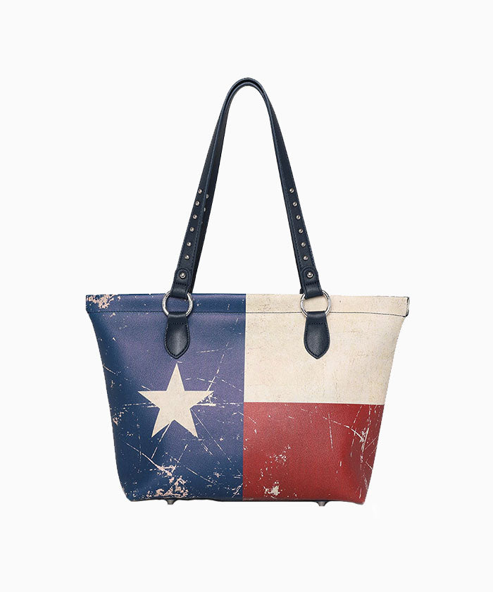 Montana West Texas Flag Design Tote Bag - Montana West World