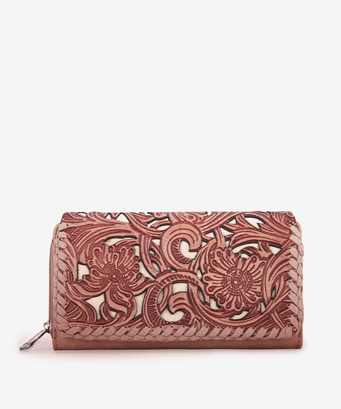 Trinity_Ranch_Floral_Tooled_Bifold_Wallet_Pink