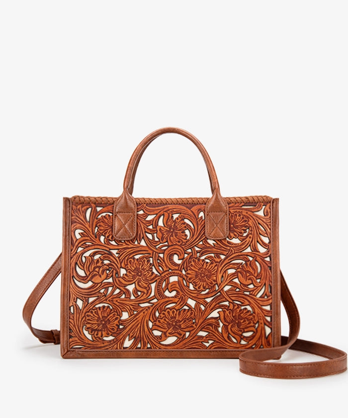 Trinity_Ranch_Floral_Tooled_Tote_Bag_Brown