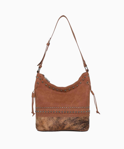 Trinity Ranch Hair-On Cowhide Concealed Carry Hobo - Montana West World