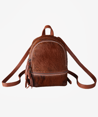 Trinity Ranch Hair-On Cowhide Mini Backpack - Montana West World