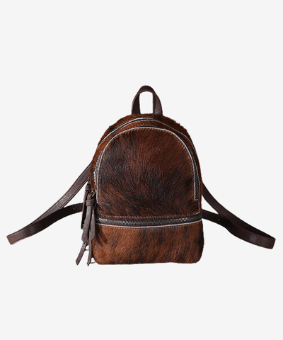 Trinity Ranch Hair-On Cowhide Mini Backpack - Montana West World