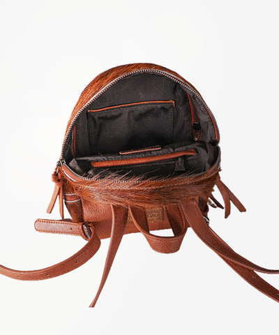 Trinity Ranch Hair-On Cowhide Mini Backpack - Montana West World