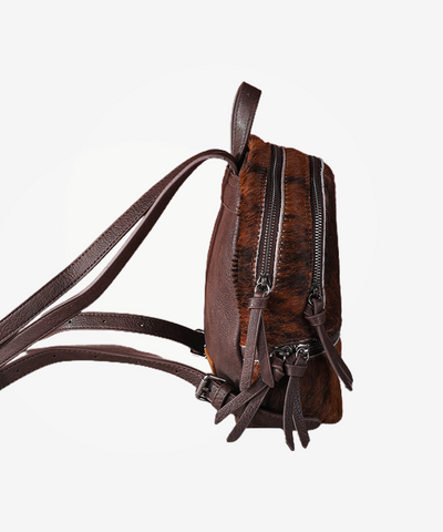 Trinity Ranch Hair-On Cowhide Mini Backpack - Montana West World