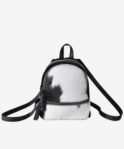 Trinity Ranch Hair-On Cowhide Mini Backpack - Montana West World