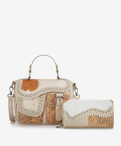 Trinity_Ranch_Hair-On_Cowhide_Saddle_Crossbody_Purse_Set_Tan