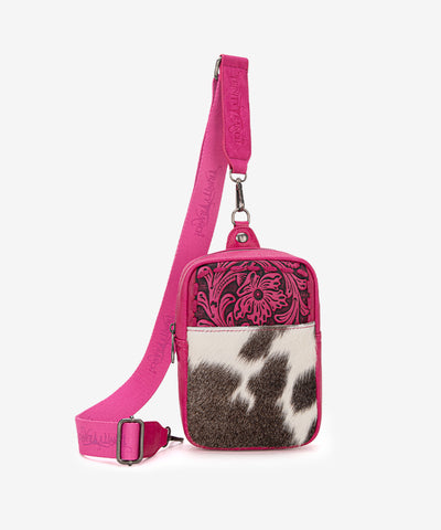 Trinity Ranch Hair-on Cowhide Sling Bag