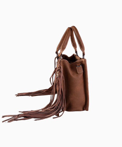 Trinity Ranch Hair On Cowhide Concealed Carry Tote/Crossbody - Montana West World