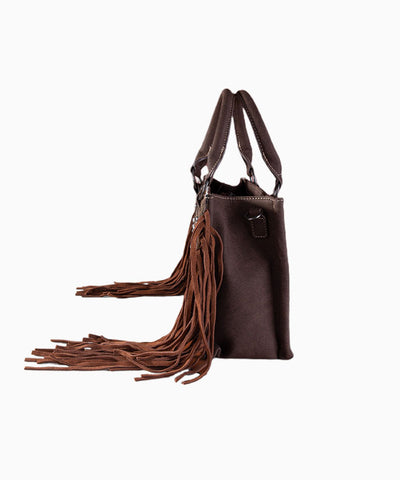 Trinity Ranch Hair On Cowhide Concealed Carry Tote/Crossbody - Montana West World