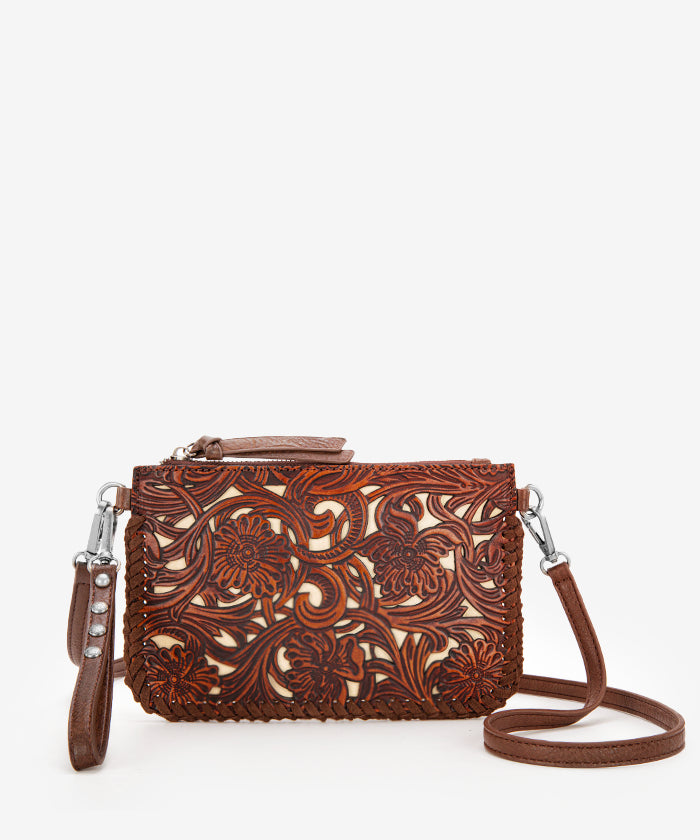  Analyzing image     Trinity_Ranch_Tooled_Crossbody_Purse_Coffee