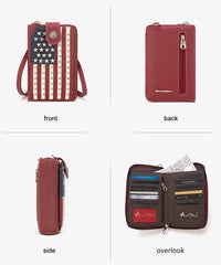 Montana West American Pride Phone Crossbody Bag