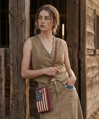 Montana West American Pride Phone Crossbody Bag