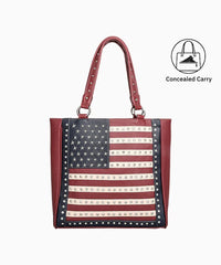 Montana West American Flag Concealed Carry Tote Bag