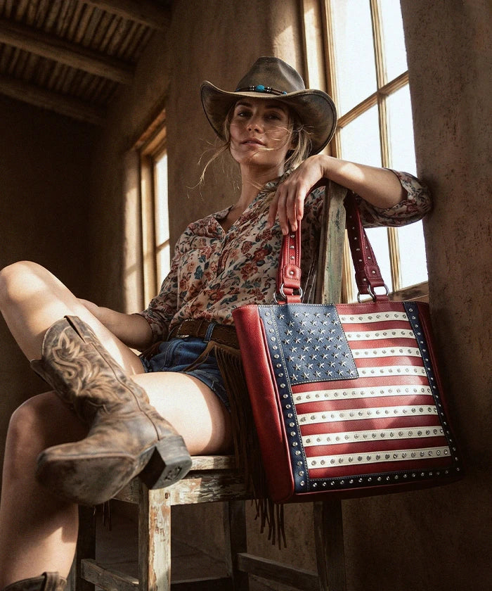 Montana West American Flag Concealed Carry Tote Bag – Montana West