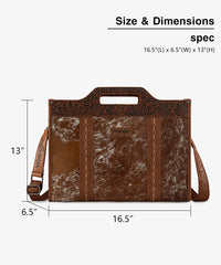 Wrangler Floral Tooled Tote Bag