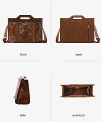 Wrangler Floral Tooled Tote Bag