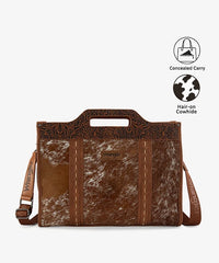 Wrangler Floral Tooled Tote Bag