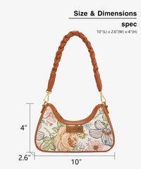 Wrangler Floral Print Braided Hobo Bag
