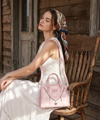 Wrangler Western Chic Lace Tote Bag