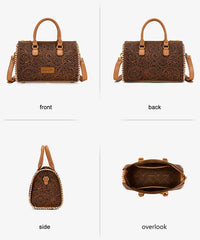 Wrangler Western Tooled Leather Handbag