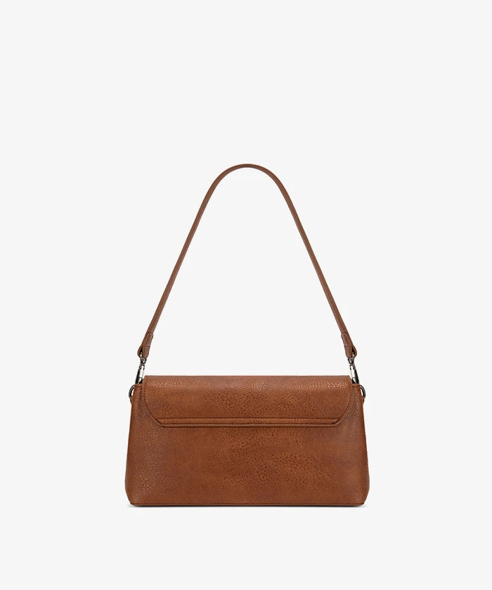 Wrangler Retro Flap Shoulder Bag in Brown