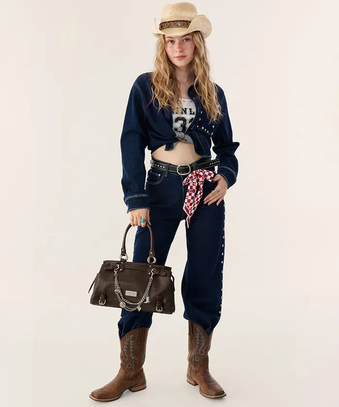 Wrangler Western Chain Satchel Bag
