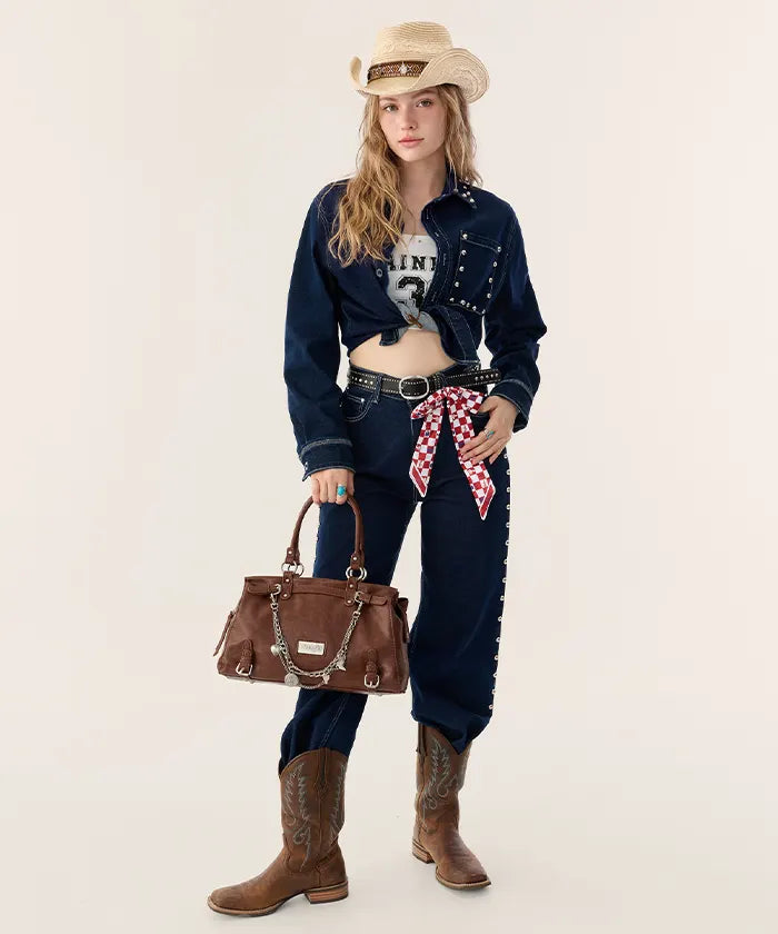Wrangler Western Chain Satchel Bag