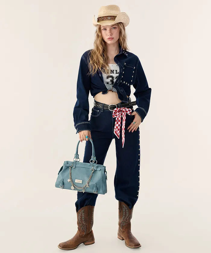 Wrangler Western Chain Satchel Bag