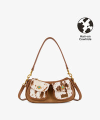 Wrangler Cowhide Pocket Shoulder Bag