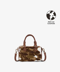 Wrangler Cowhide-Style Satchel Bag