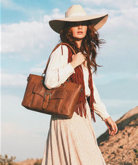 Wrangler Western Buckle Tote Bag