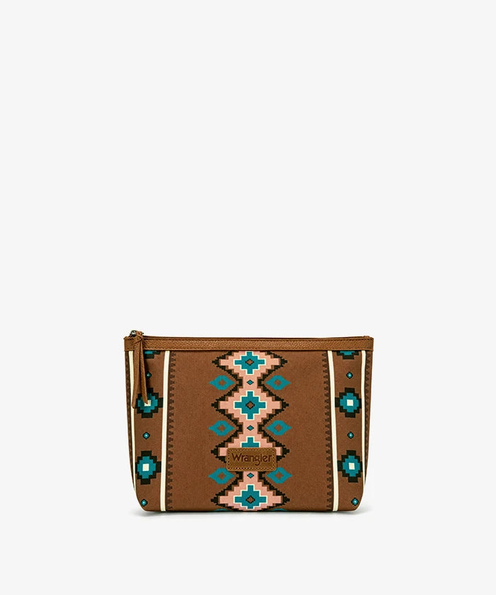Wrangler Aztec Makeup Bag in BR