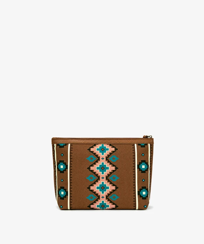 Wrangler Aztec Makeup Bag in BR