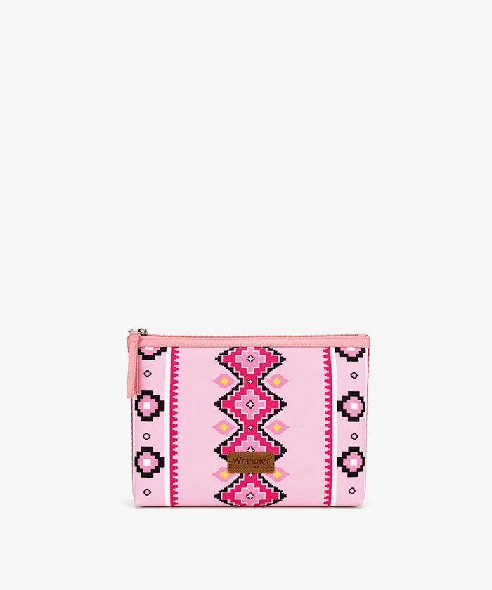 Wrangler Aztec Makeup Bag in PK