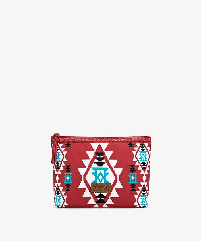 Wrangler Aztec Makeup Bag in RD