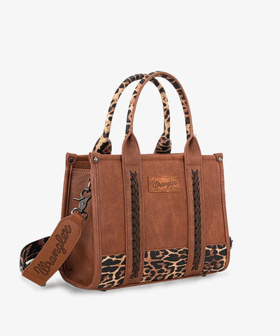 Wrangler Cow Print Crossbody Tote Bag - Montana West World