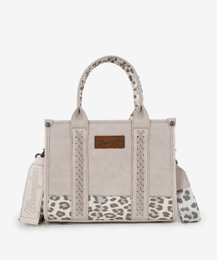 Wrangler Cow Print Crossbody Tote Bag
